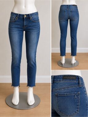 Articles of Society Blue High-Rise Skinny Jeans
